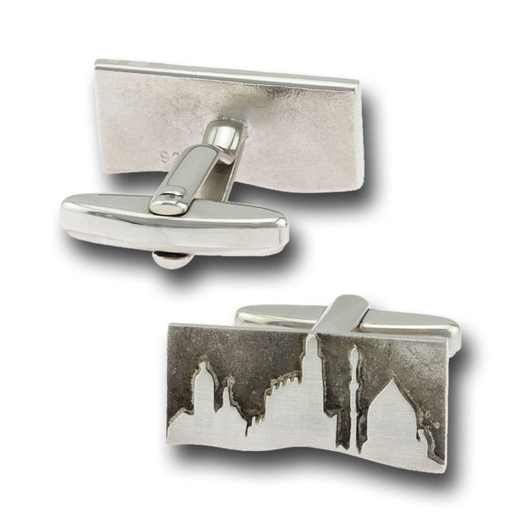 Manschettenknöpfe Dresden, Dresden-Schmuck, 925er Silber, Hofkirche, Yenidze