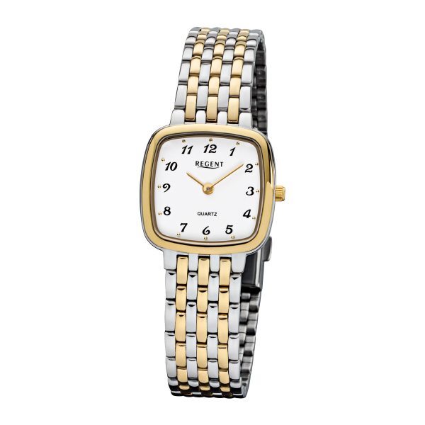 Damenuhr mit Zahlen und Schmuckarmband Regent