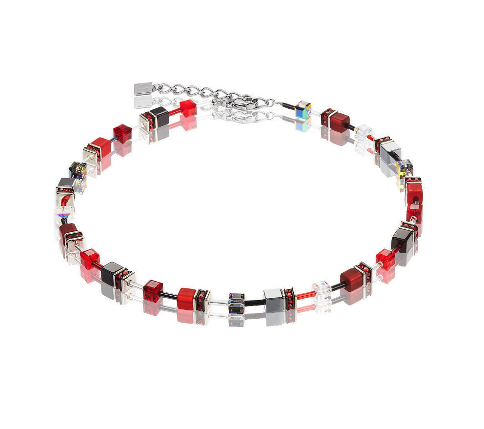 Kette GeoCube rot |COEUR DE LION