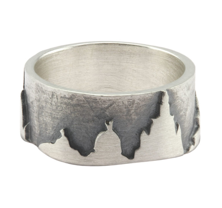 Stadt Ring Dresden, Dresden-Schmuck, 925er Silber, Accessoire, Geschenk, Souvenir, Frauenkirche, Hofkirche, Semperoper, Albertinum, Zitronenpresse, Yenidze