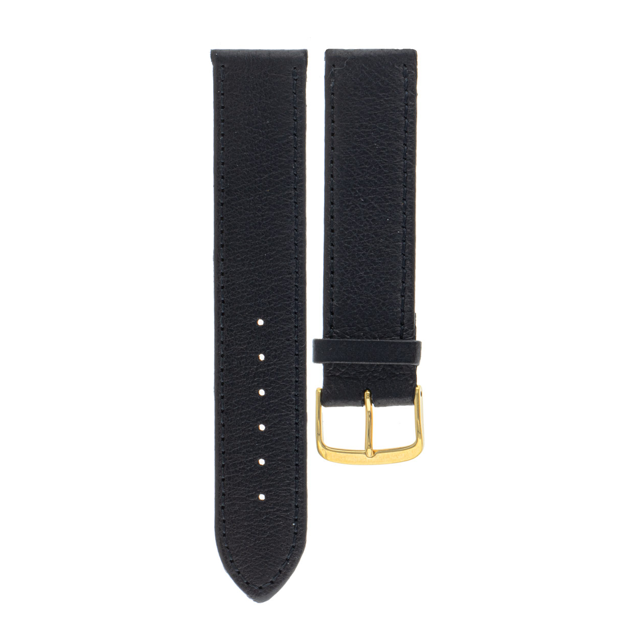 Uhrenarmband Herren schwarz | 18 mm 20 mm | Leder – Bild 4