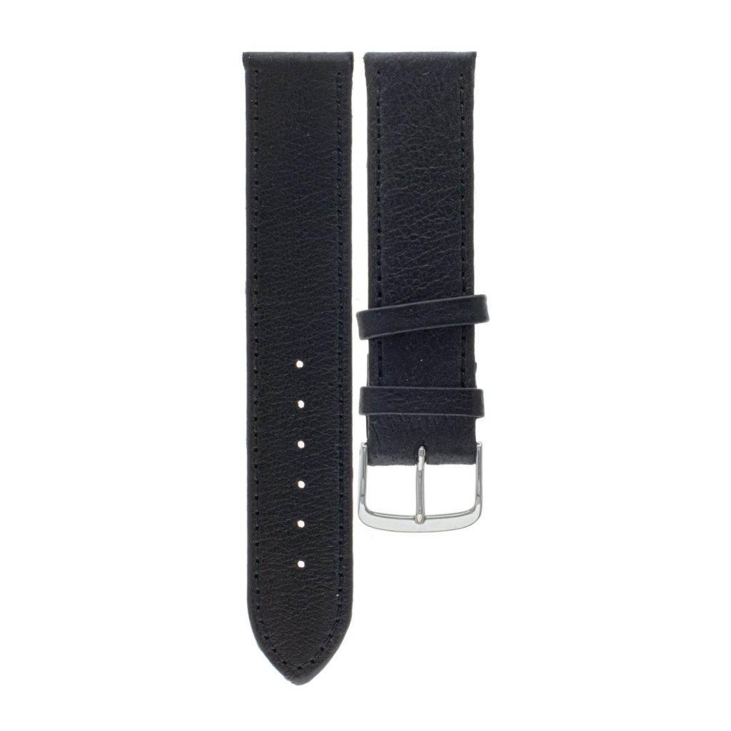 Uhrenarmband Herren schwarz 18 mm