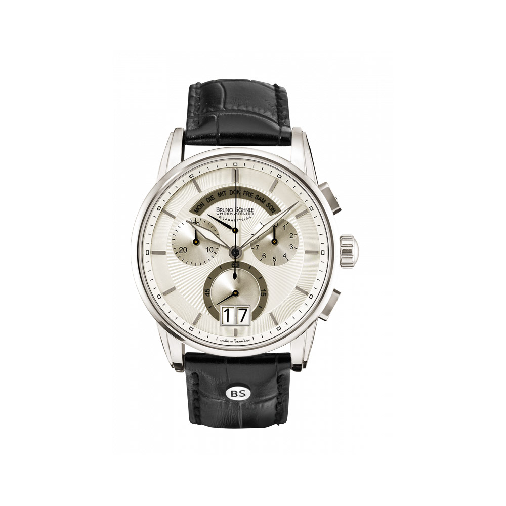 Ersatzband Herrenuhr original Grandioso schwarz | Bruno Söhnle – Bild 2