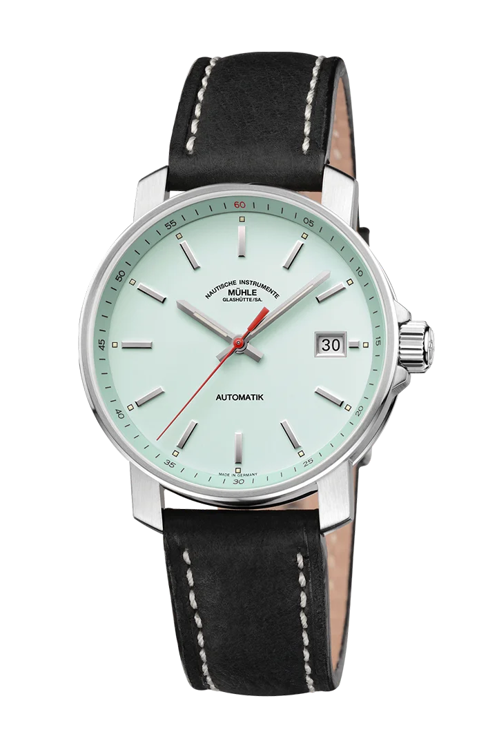 29er Uhrenarmband 18 mm | schwarz | Mühle Glashütte – Bild 7