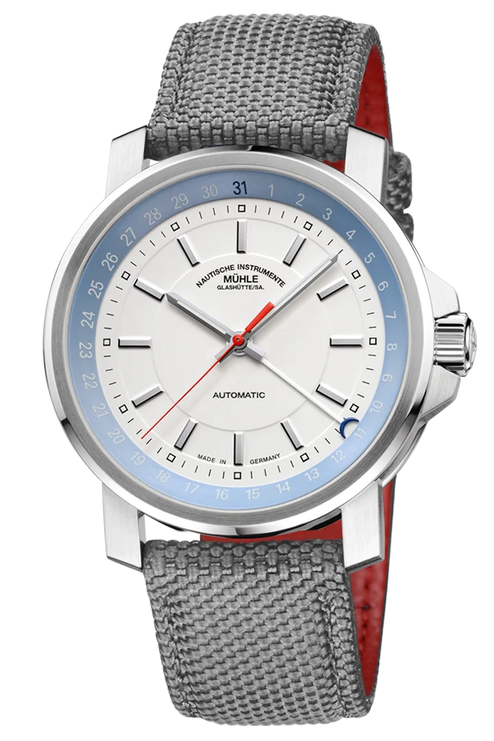 29er Big - Uhrenarmband silbergrau Faltschließe | Mühle Glashütte – Bild 12