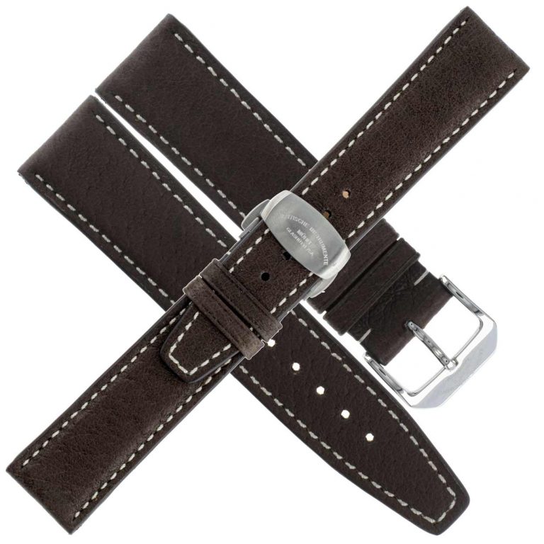 29er Big - Uhrenarmband Leder braun 22 mm Herren