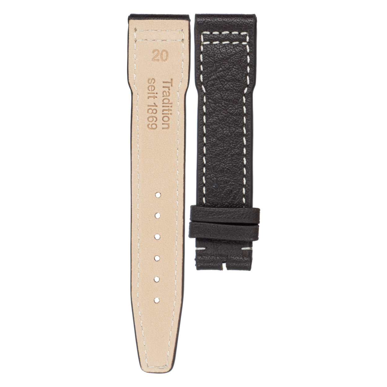 Terrasport Ersatzband Büffelleder braun 20 - 22 mm | Mühle Glashütte – Bild 3