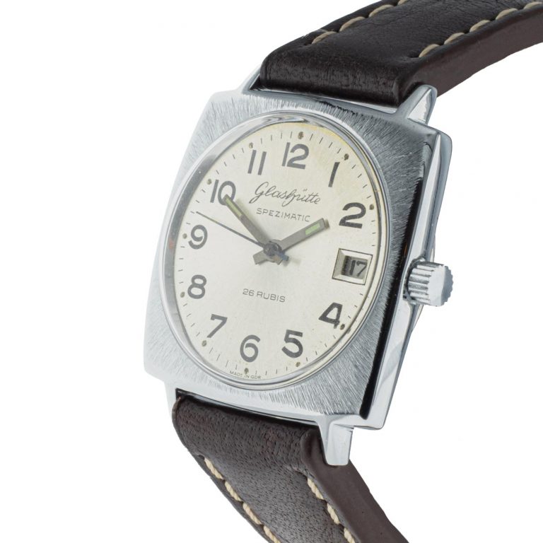 Spezimatic Bison Kal. 75 arabische Zahlen DDR-Uhr