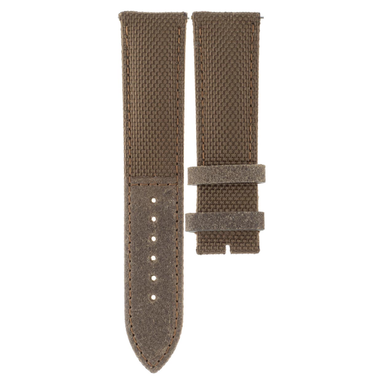 29er Big - Uhrenarmband Textil kaffeebraun 22 mm | Mühle Glashütte – Bild 2